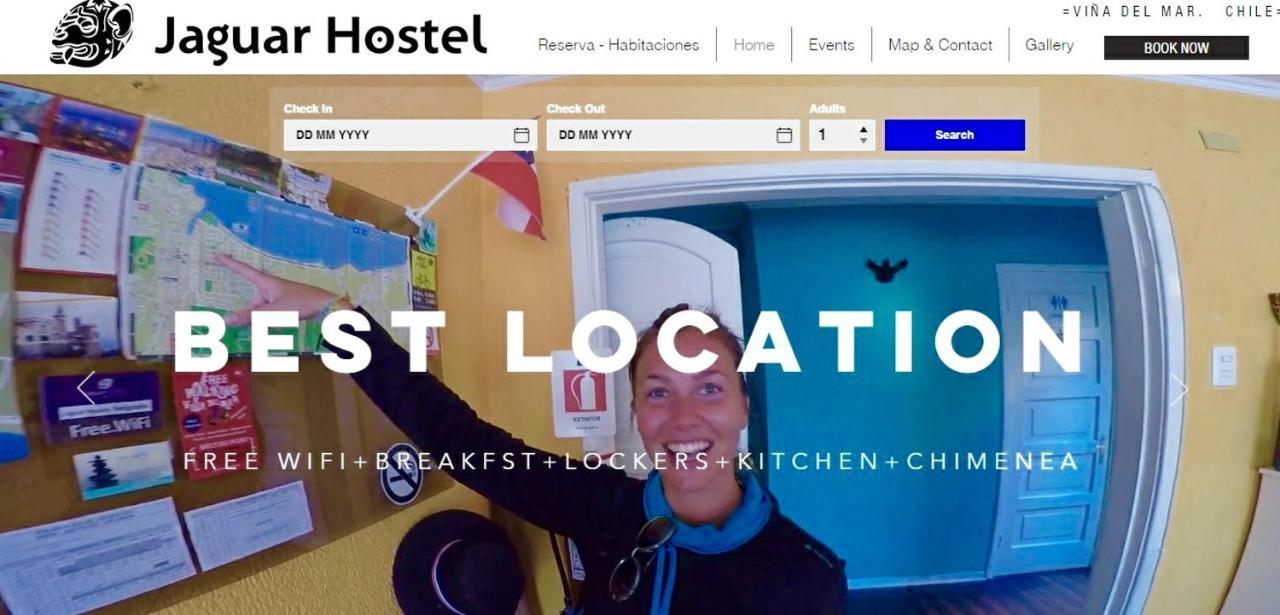 Hostel Jaguar 비냐델마르 외부 사진